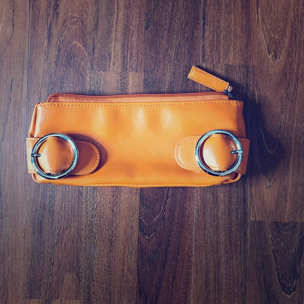 Women Orange Nordstrom Small Pouch Purse